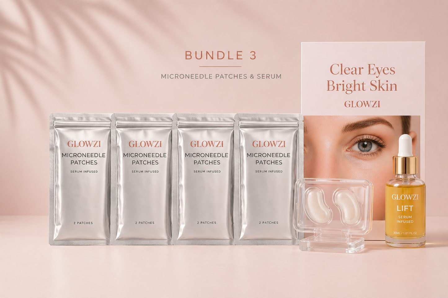 GLOWZI  LIFT -Patchs Microneedle  Contour des Yeux