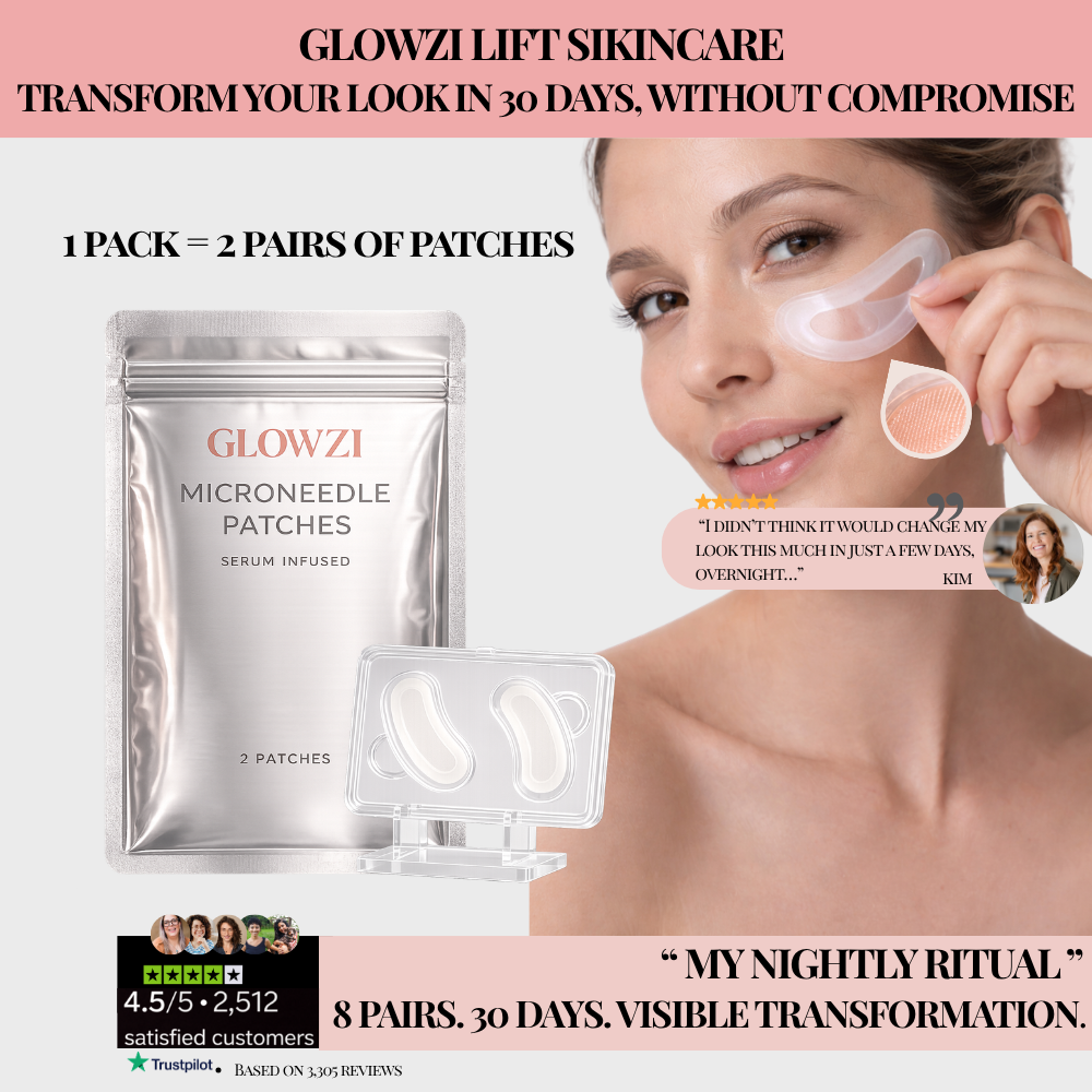 GLOWZI  LIFT -Patchs Microneedle  Contour des Yeux